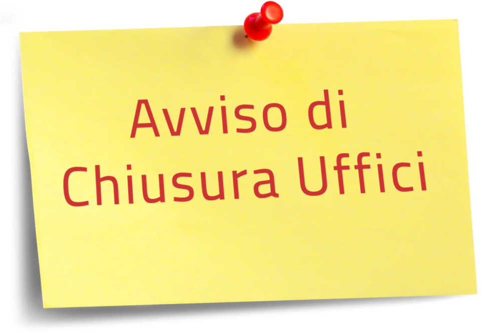 Al momento stai visualizzando UFFICI CHIUSI (tranne P.L. e U.R.P.) 2 novembre